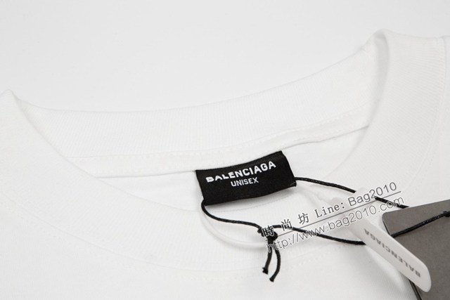 Balenciaga專櫃巴黎世家2023SS新款印花T恤 男女同款 tzy2645